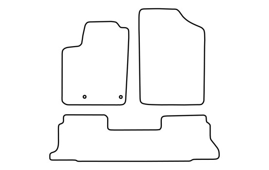 Alfombrillas compatibles con Citroën Berlingo Multispace 2005-2008, Imagen 2