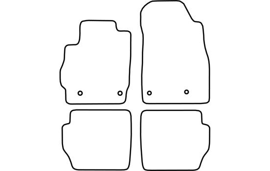 Alfombrillas compatibles con Mazda 2 3/5 puertas a partir de 2007, Imagen 2