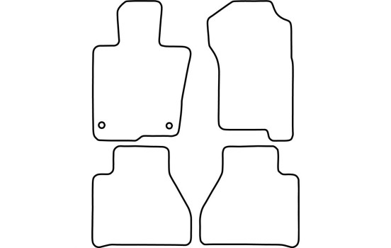 Alfombrillas compatibles con Mercedes Clase X (W470) 2021 - 4 piezas, Imagen 2