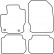 Alfombrillas compatibles con Mitsubishi Colt 3 puertas 2004-2009, Miniatura 2