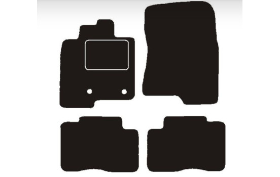 Alfombrillas compatibles con Mitsubishi Pajero Short 2007 ->