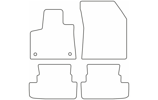 Alfombrillas compatibles con Opel Grandland X Hybrid, Imagen 2