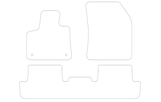 Alfombrillas compatibles con Peugeot 3008 PHEV 2019 - 3 piezas, Imagen 2