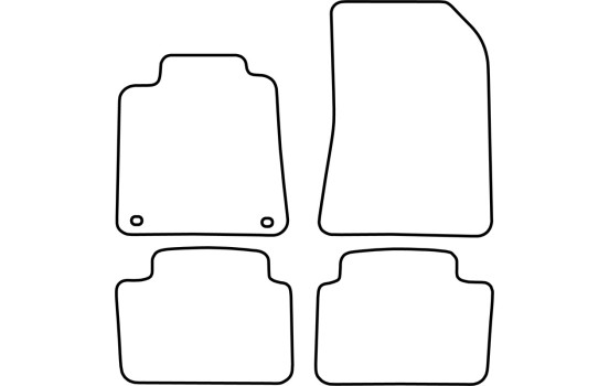 Alfombrillas compatibles con Renault Velsatis 2002-2009, Imagen 2