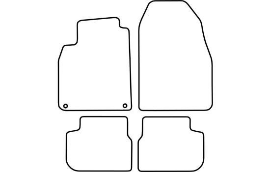Alfombrillas compatibles con Saab 9-3 Cabrio desde 2008, Imagen 2