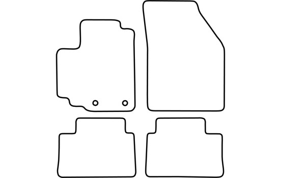 Alfombrillas compatibles con Suzuki Alto a partir de 2009, Imagen 2