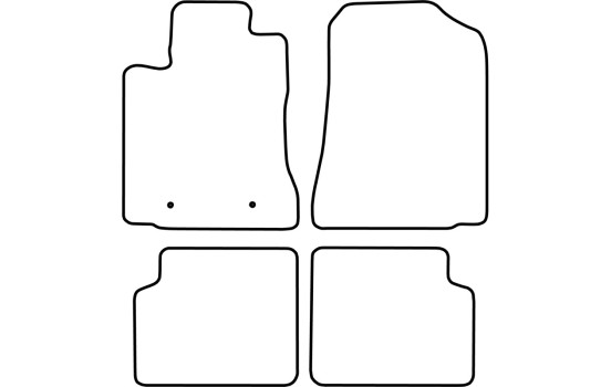 Alfombrillas compatibles con Toyota Corolla 2004-2008 3/5 puertas, Imagen 2