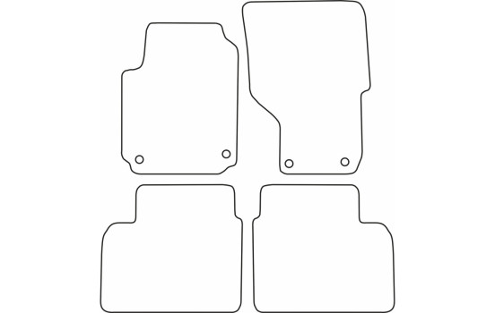 Alfombrillas compatibles con Volkswagen Amarok a partir de 2011, Imagen 3