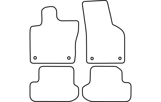Alfombrillas compatibles con Volkswagen Beetle a partir del año 2011, Imagen 3