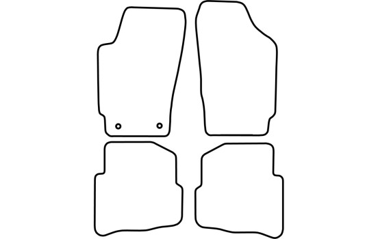 Alfombrillas compatibles con Volkswagen Fox desde 2007, Imagen 2