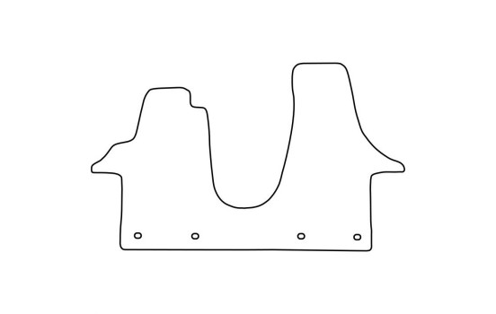 Alfombrillas compatibles con Volkswagen Transporter T5 2003-2015 (solo delanteras), Imagen 2