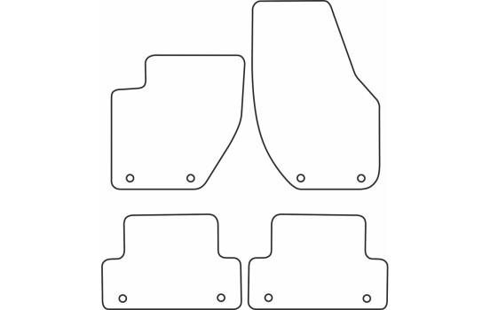 Alfombrillas compatibles con Volvo V40 5 puertas a partir de 2012, Imagen 3