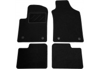 Alfombrillas de coche aptas para Fiat 500 / Cabrio 2013 - 4 piezas
