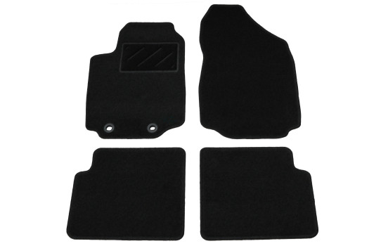 Alfombrillas de coche aptas para Fiat Stilo 2001-2007 4 piezas