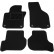Alfombrillas de coche aptas para Skoda Octavia 2008-2012 4 piezas