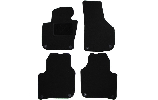 Alfombrillas de coche aptas para Skoda Superb 2008 - 4 piezas