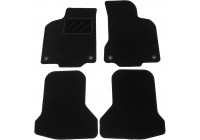 Alfombrillas de coche aptas para VW Polo 6N2 2000-2002 4 piezas