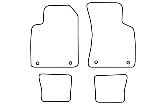 Alfombrillas de coche compatibles con Audi TT 1998-2006, Imagen 2