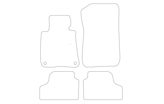 Alfombrillas de coche compatibles con BMW Serie 3 E92 Coupé 2006 - 4 piezas, Imagen 2