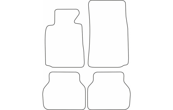 Alfombrillas de coche compatibles con BMW Serie 5 (E39) 1996-2003 (Velours), Imagen 6