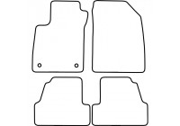 Alfombrillas de coche compatibles con Chevrolet Trax 2013-