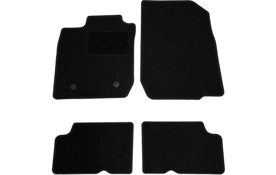 Alfombrillas de coche compatibles con Dacia Logan MCV 2006-2013, 4 piezas