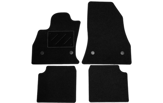 Alfombrillas de coche compatibles con Fiat 500L 2013 - 4 piezas