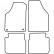 Alfombrillas de coche compatibles con Fiat Idea 2003 - 4 piezas, Miniatura 2