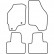 Alfombrillas de coche compatibles con Fiat Punto 1999-2003, Miniatura 2