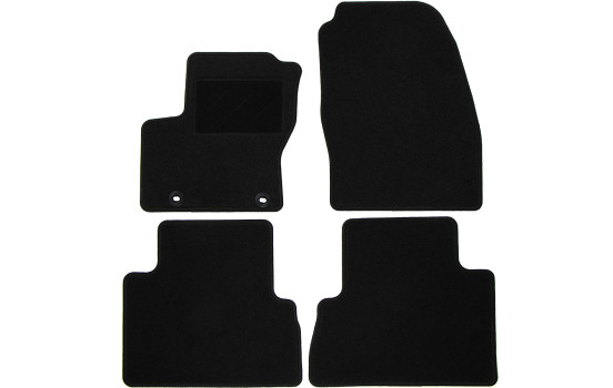Alfombrillas de coche compatibles con Ford C-Max 2011-2013, 4 piezas