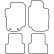 Alfombrillas de coche compatibles con Ford Escort 1994-1995, Miniatura 2