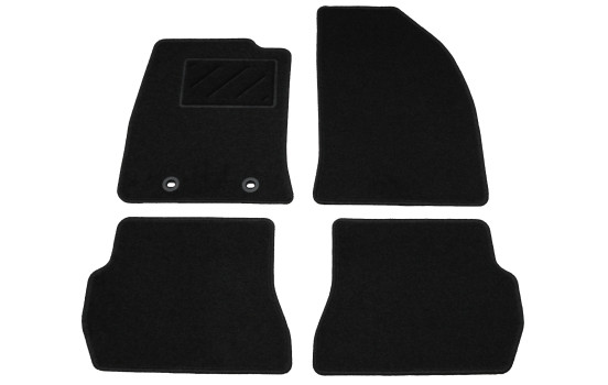 Alfombrillas de coche compatibles con Ford Fiesta 2002-2005, 4 piezas