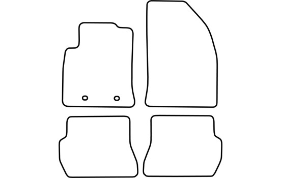 Alfombrillas de coche compatibles con Ford Fiesta 2005-2008, Imagen 2