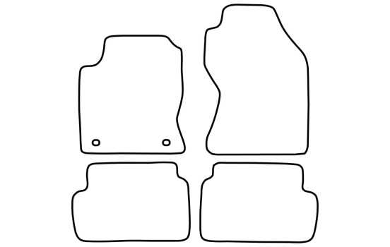 Alfombrillas de coche compatibles con Ford Focus 2002-2004, Imagen 2