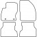 Alfombrillas de coche compatibles con Ford Focus 2008-2011, Miniatura 2