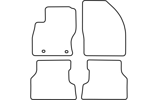 Alfombrillas de coche compatibles con Ford Focus 2008-2011, Imagen 2