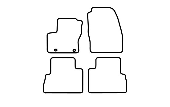 Alfombrillas de coche compatibles con Ford Focus C-Max 2011-2013 (terciopelo), Imagen 6