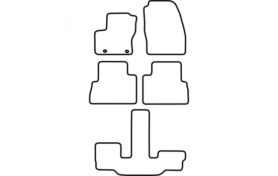 Alfombrillas de coche compatibles con Ford Focus Grand C-Max 2011-, Imagen 2