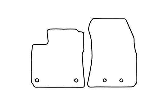 Alfombrillas de coche compatibles con Ford Transit Courier 2019-, Imagen 2