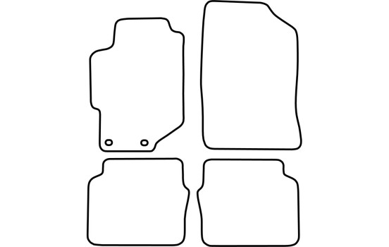 Alfombrillas de coche compatibles con Honda Accord 2001-2003, Imagen 2