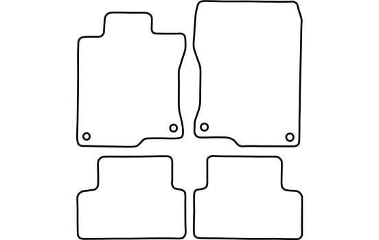 Alfombrillas de coche compatibles con Honda Accord 2011-, Imagen 2