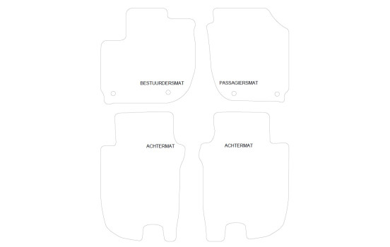 Alfombrillas de coche compatibles con Honda HR-V 2015 - 4 piezas, Imagen 2
