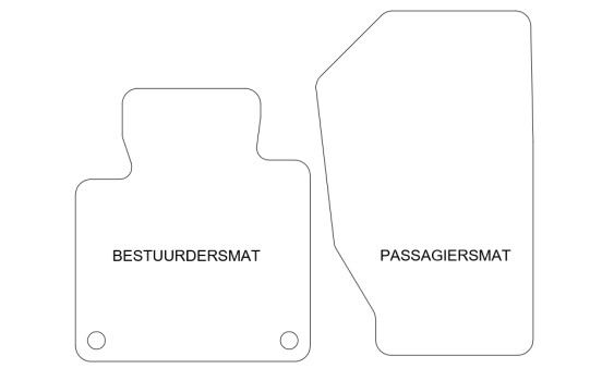 Alfombrillas de coche compatibles con Honda S2000 2 piezas, Imagen 2