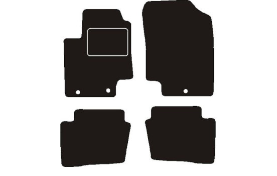 Alfombrillas de coche compatibles con Hyundai i20 2010 -