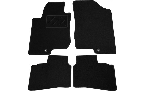 Alfombrillas de coche compatibles con Hyundai i30 2009-2012 4 piezas