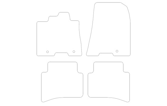 Alfombrillas de coche compatibles con Hyundai Nexo 2018 - 4 piezas, Imagen 2