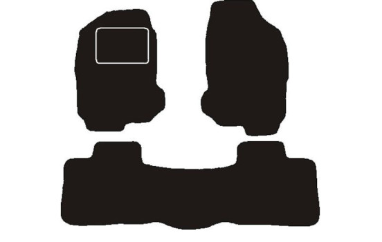 Alfombrillas de coche compatibles con Isuzu D-Max 2010 - 2012