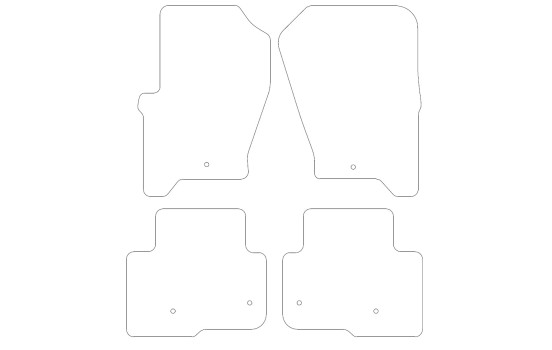 Alfombrillas de coche compatibles con Land Rover Discovery 2013-2017, 4 piezas, Imagen 2