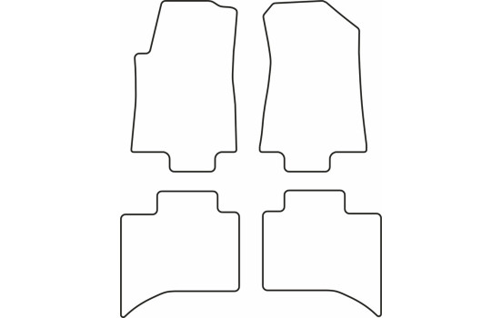 Alfombrillas de coche compatibles con Maxus ET90 Pickup 2022-, Imagen 2