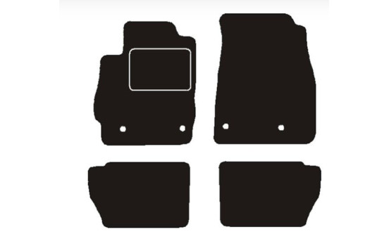 Alfombrillas de coche compatibles con Mazda 2 2011 ->